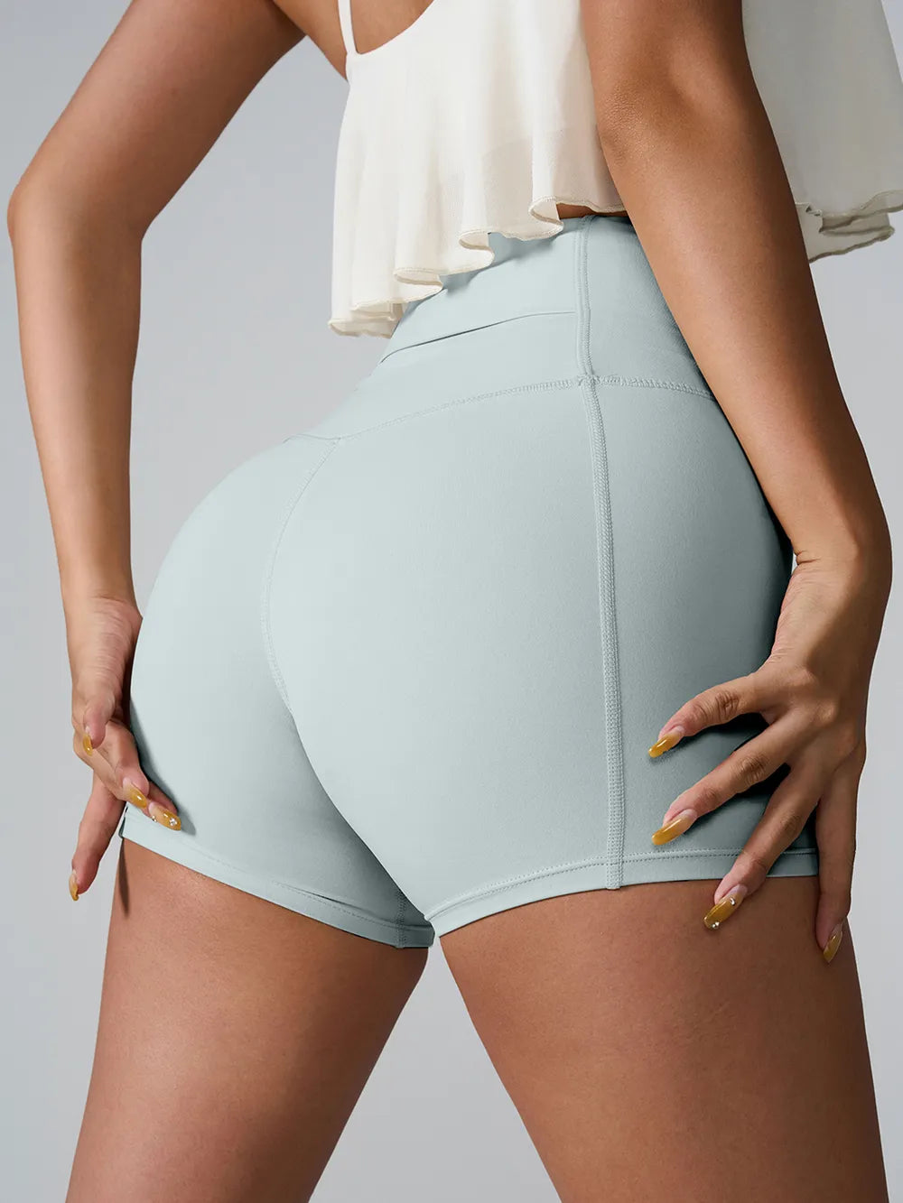 High Waist Active Shorts 017 - Poppy & Pearl Edit