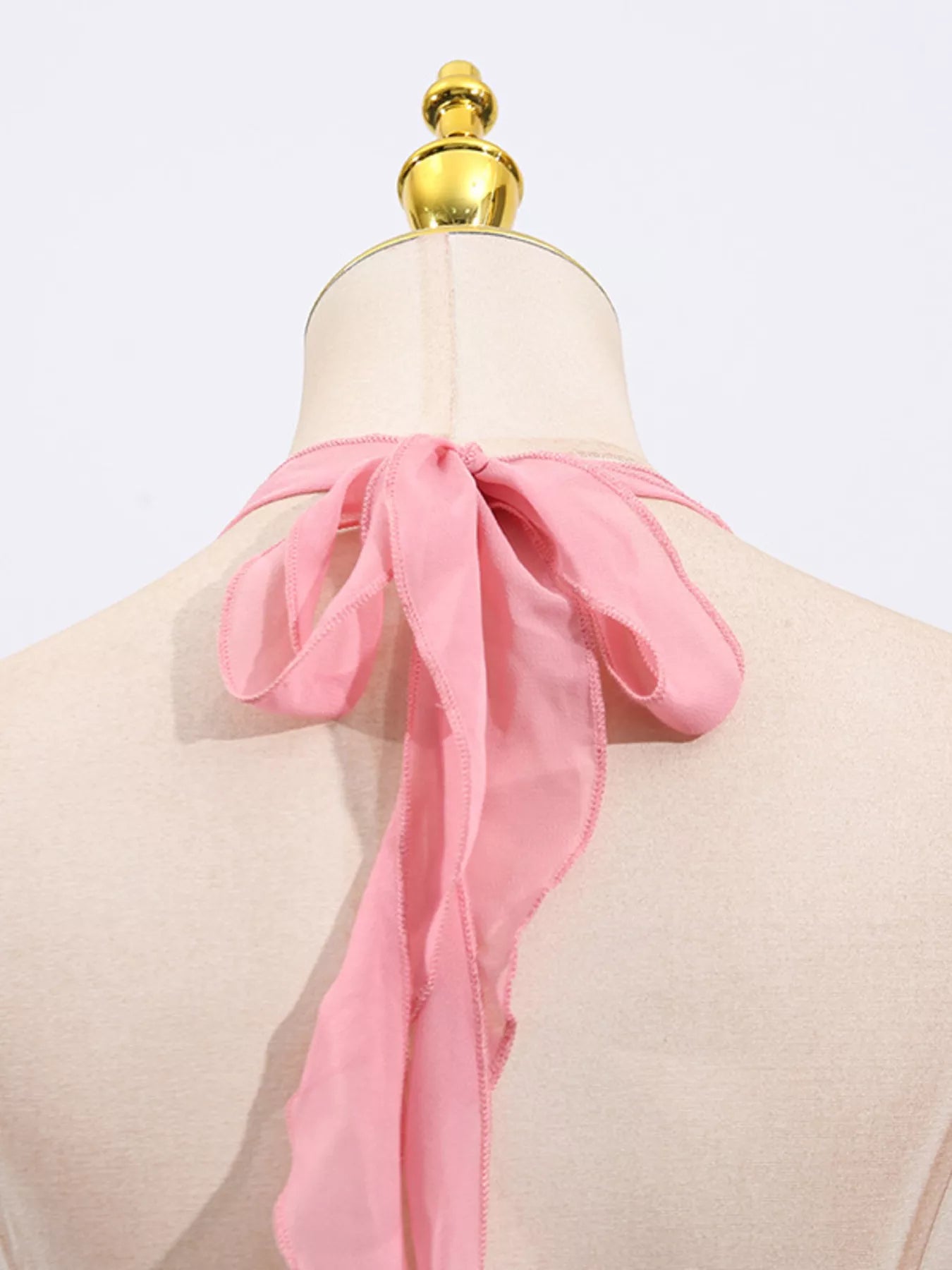 Sequin Halter Neck Mini Dress 009 - Poppy & Pearl Edit