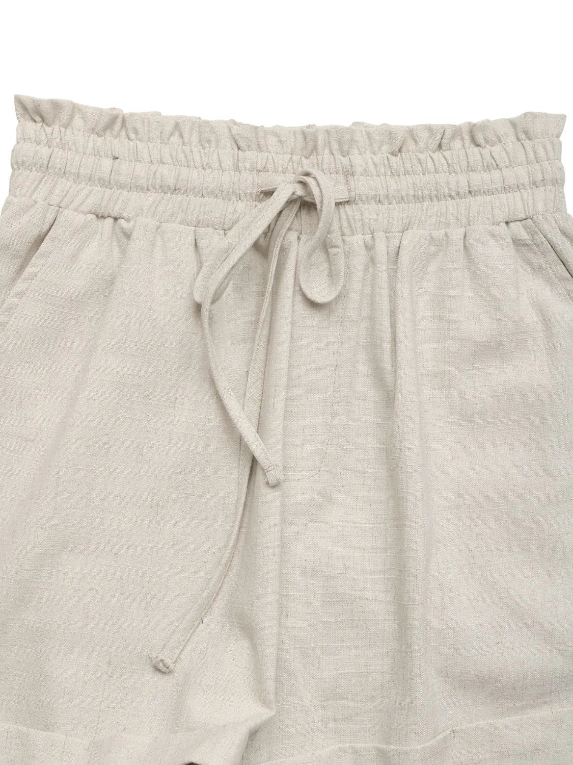 Frill Drawstring Shorts 008 - Poppy & Pearl Edit