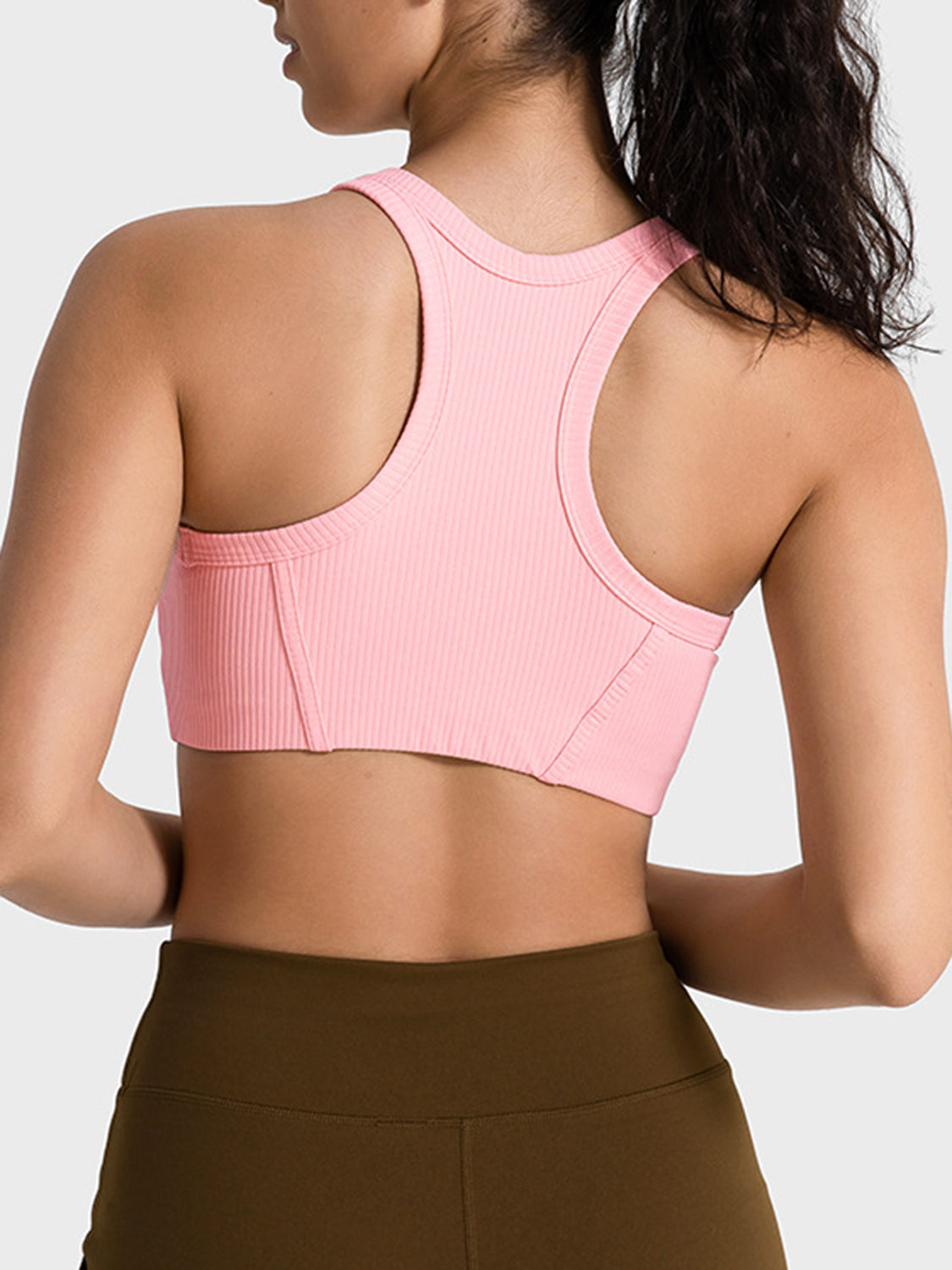 Millennia Wide Strap Cropped Sport Tank Clean Aesthetic - Poppy & Pearl Edit