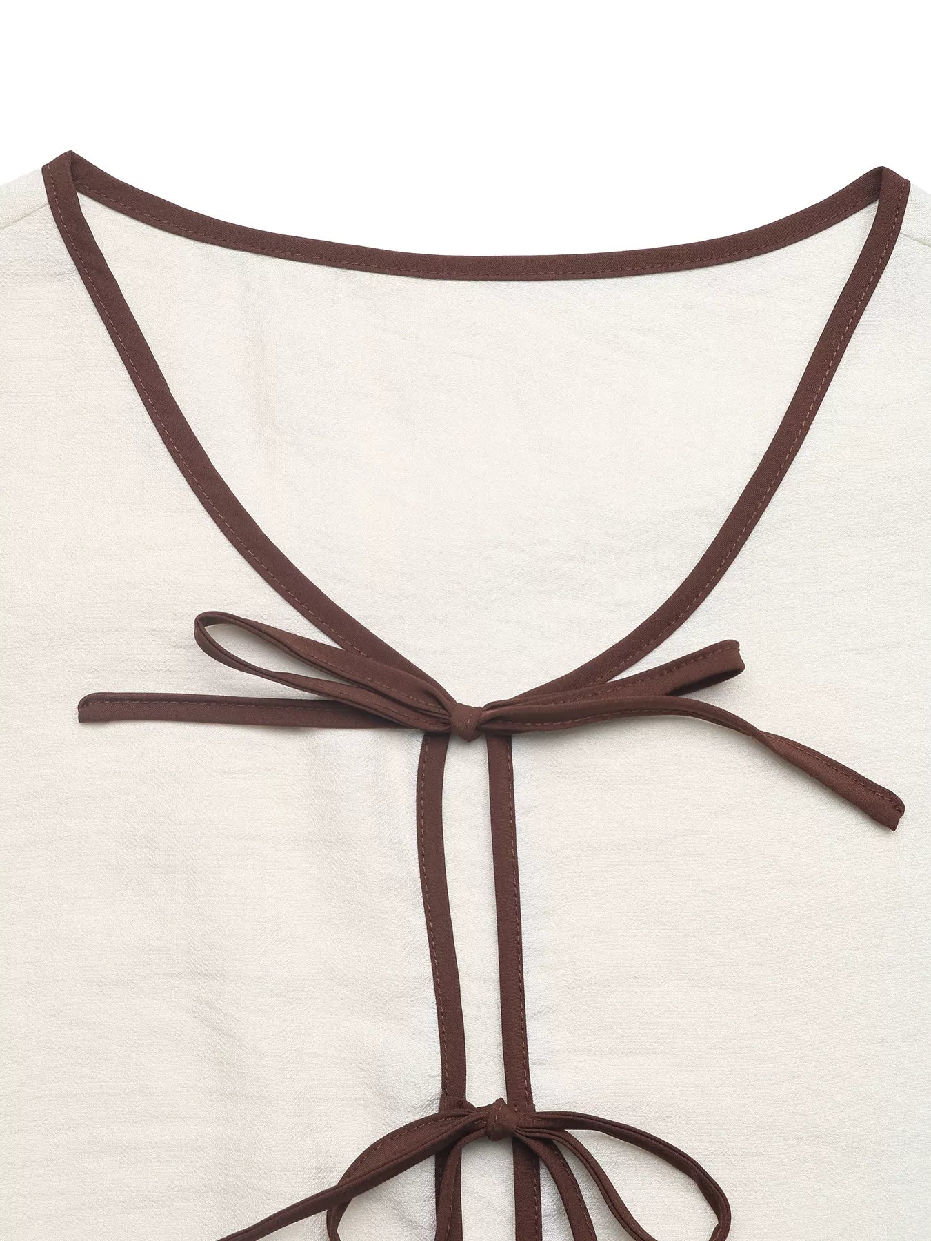 Tie Front Top And Shorts Set 006 - Poppy & Pearl Edit