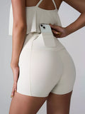 High Waist Active Shorts 002 - Poppy & Pearl Edit