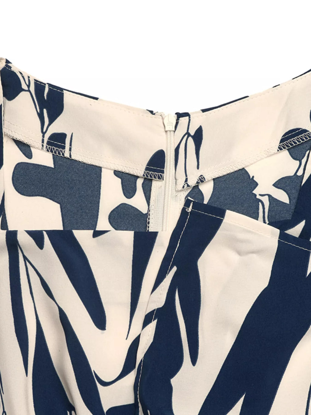 Printed Square Neck Maxi Dress 007 - Poppy & Pearl Edit