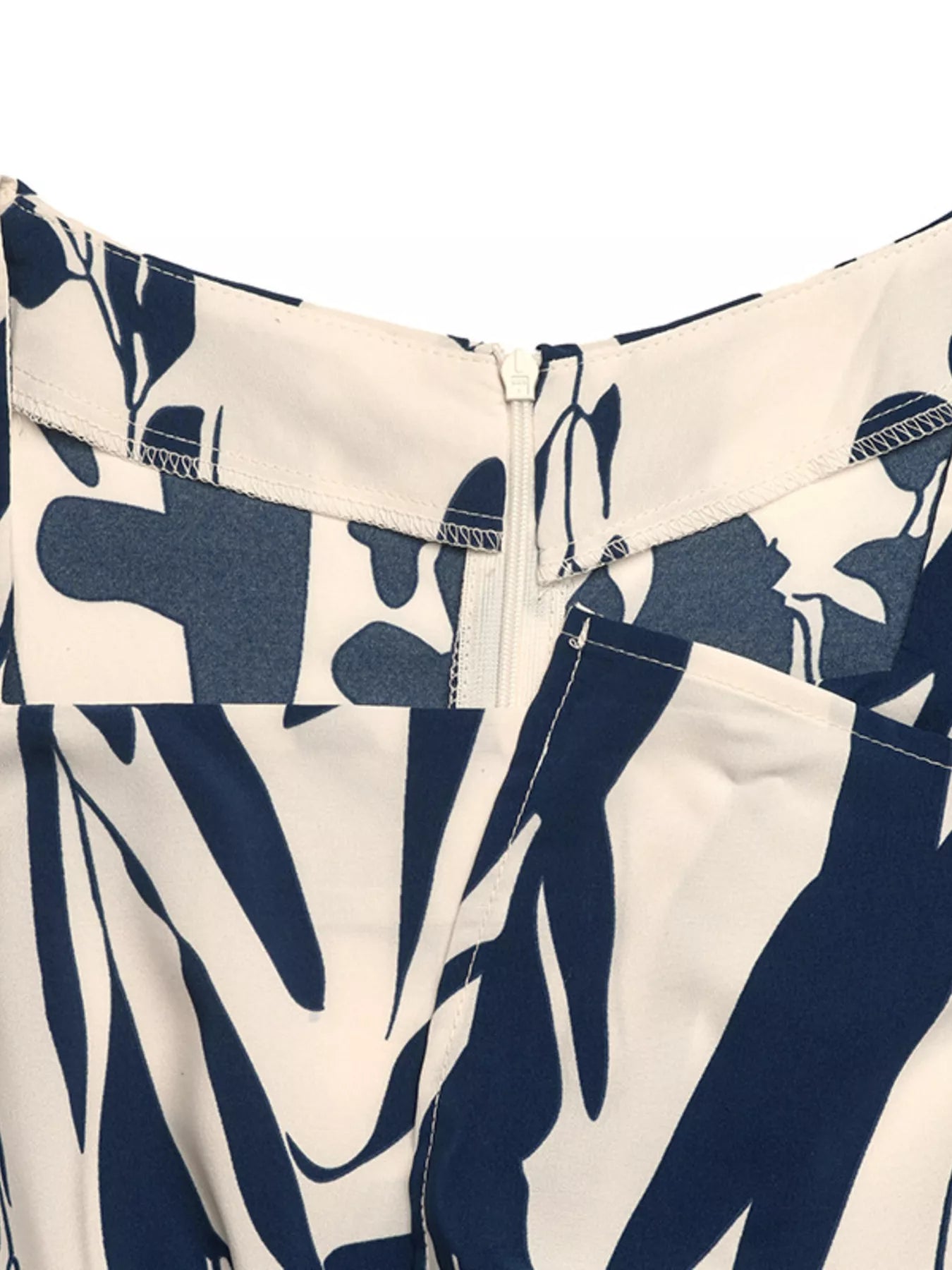 Printed Square Neck Maxi Dress 007 - Poppy & Pearl Edit