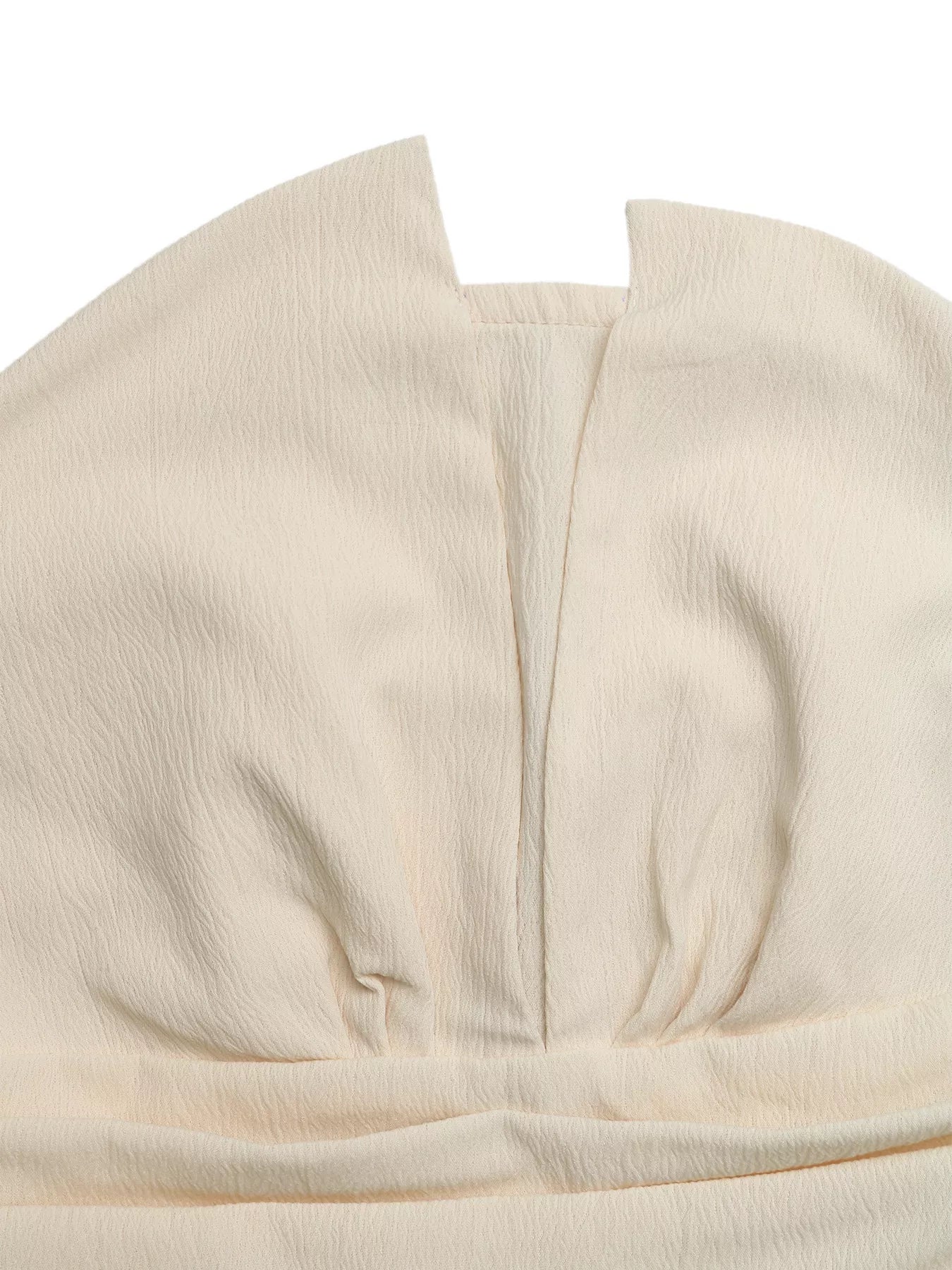 Strapless Pleated Detail Romper 007 - Poppy & Pearl Edit
