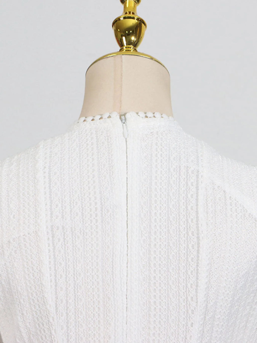 Layered Round Neck Long Sleeve Dress 016 - Poppy & Pearl Edit