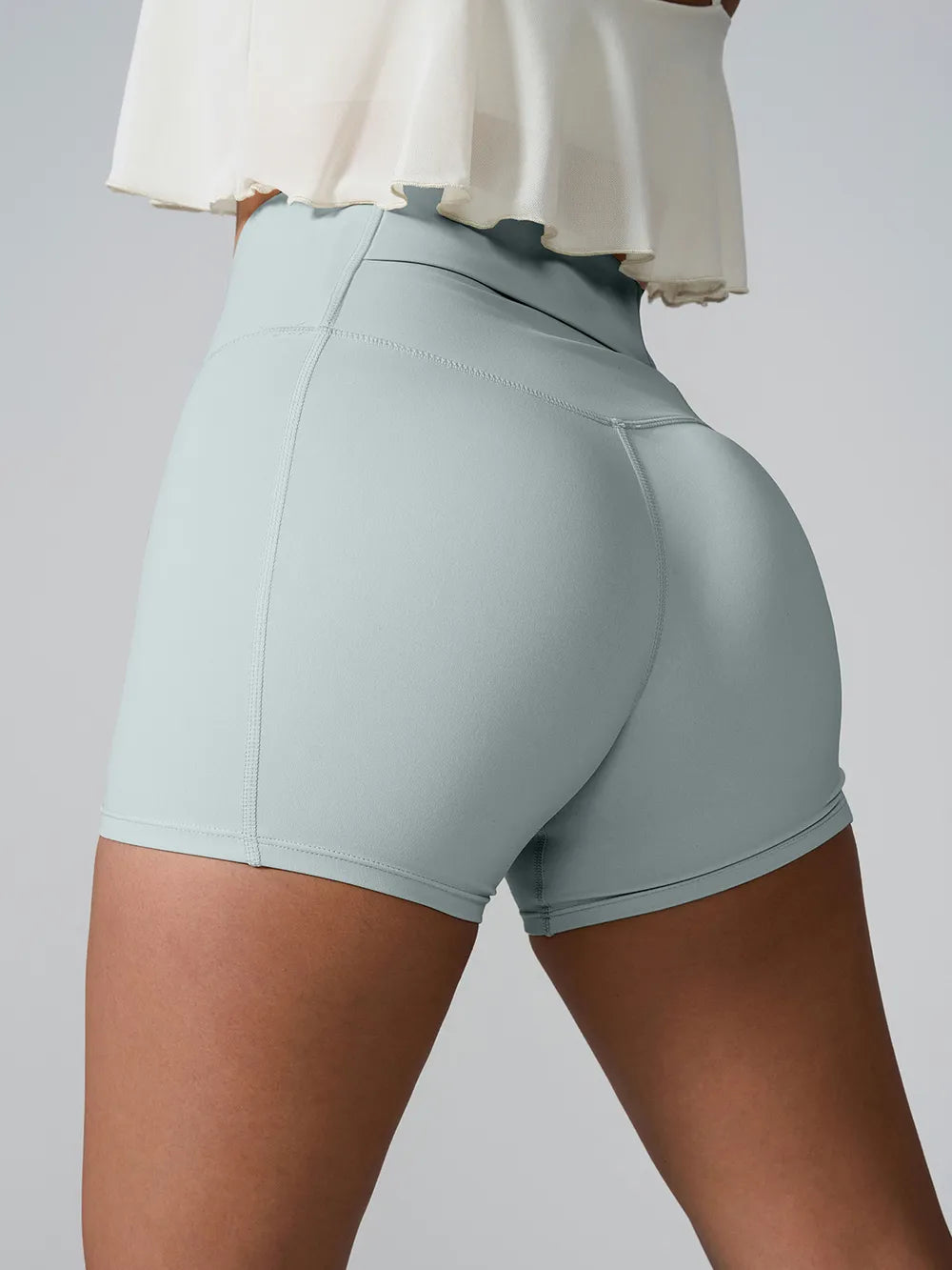 High Waist Active Shorts 018 - Poppy & Pearl Edit