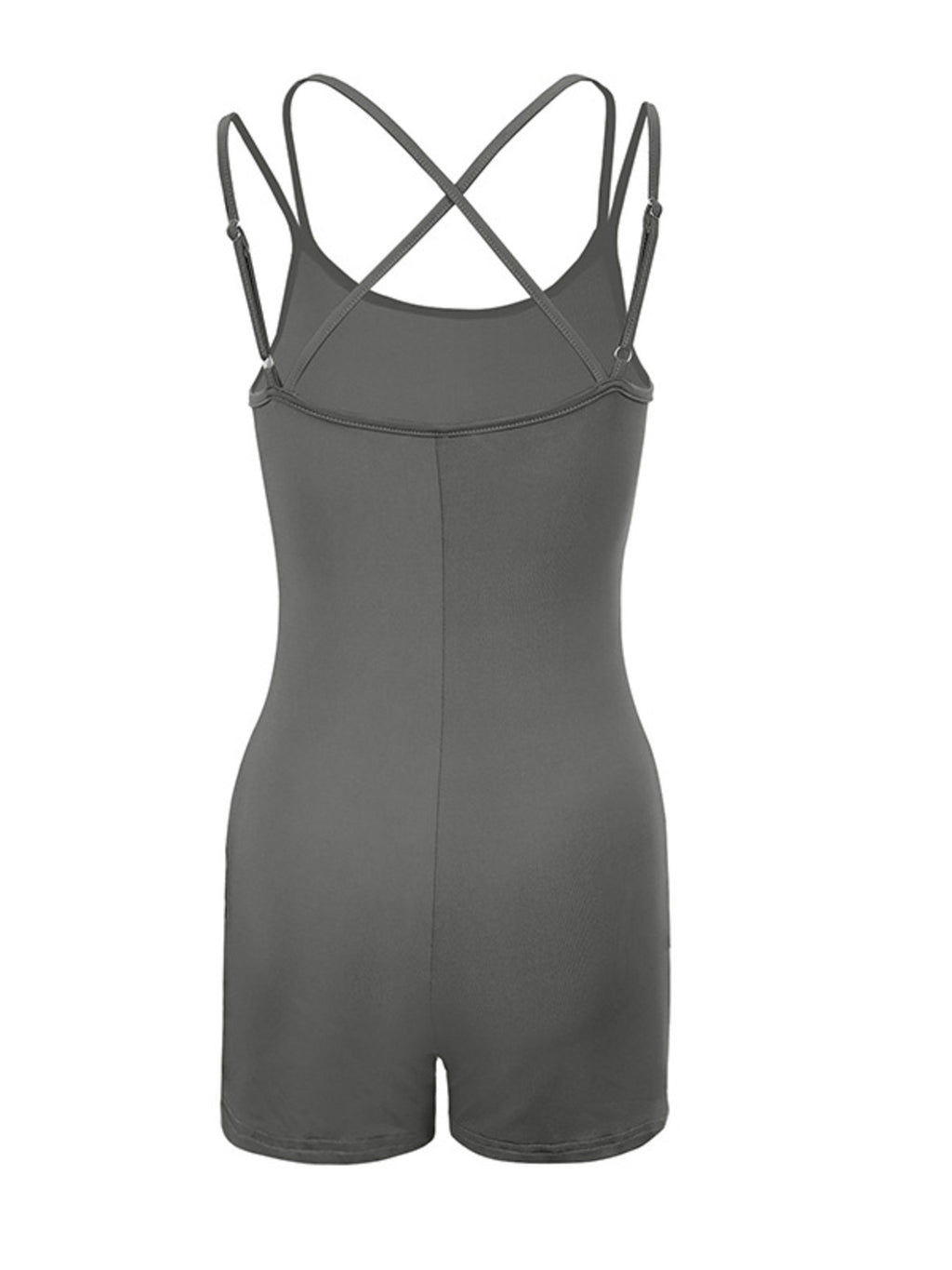 Double Spaghetti Strap Active Romper 007 - Poppy & Pearl Edit
