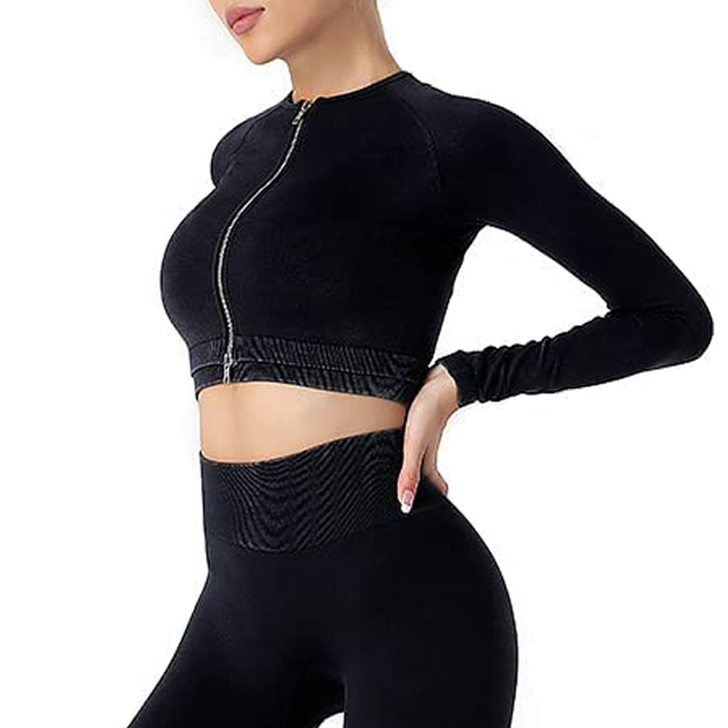 Women Workout Tracksuit Seamless 2 Piece 002 - Poppy & Pearl Edit