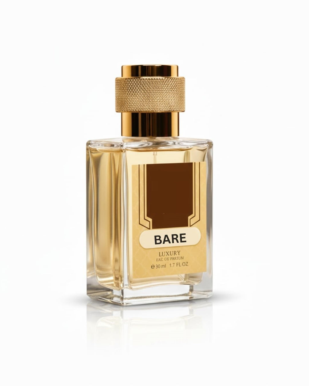 Bare Luury Perfume Front View - Poppy & Pearl Edit