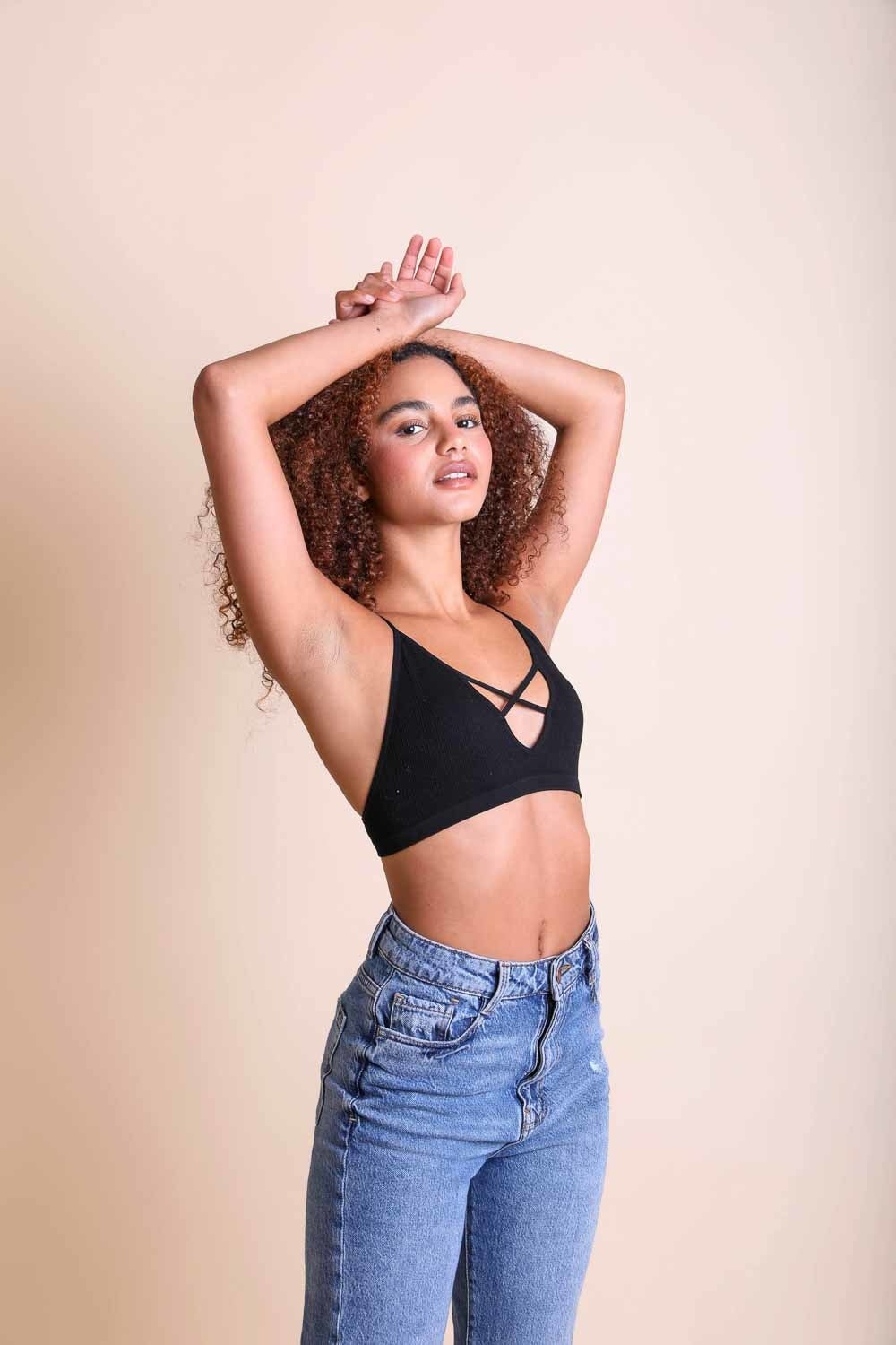 Kali Cross Plunge Bralette 007 - Poppy & Pearl Edit